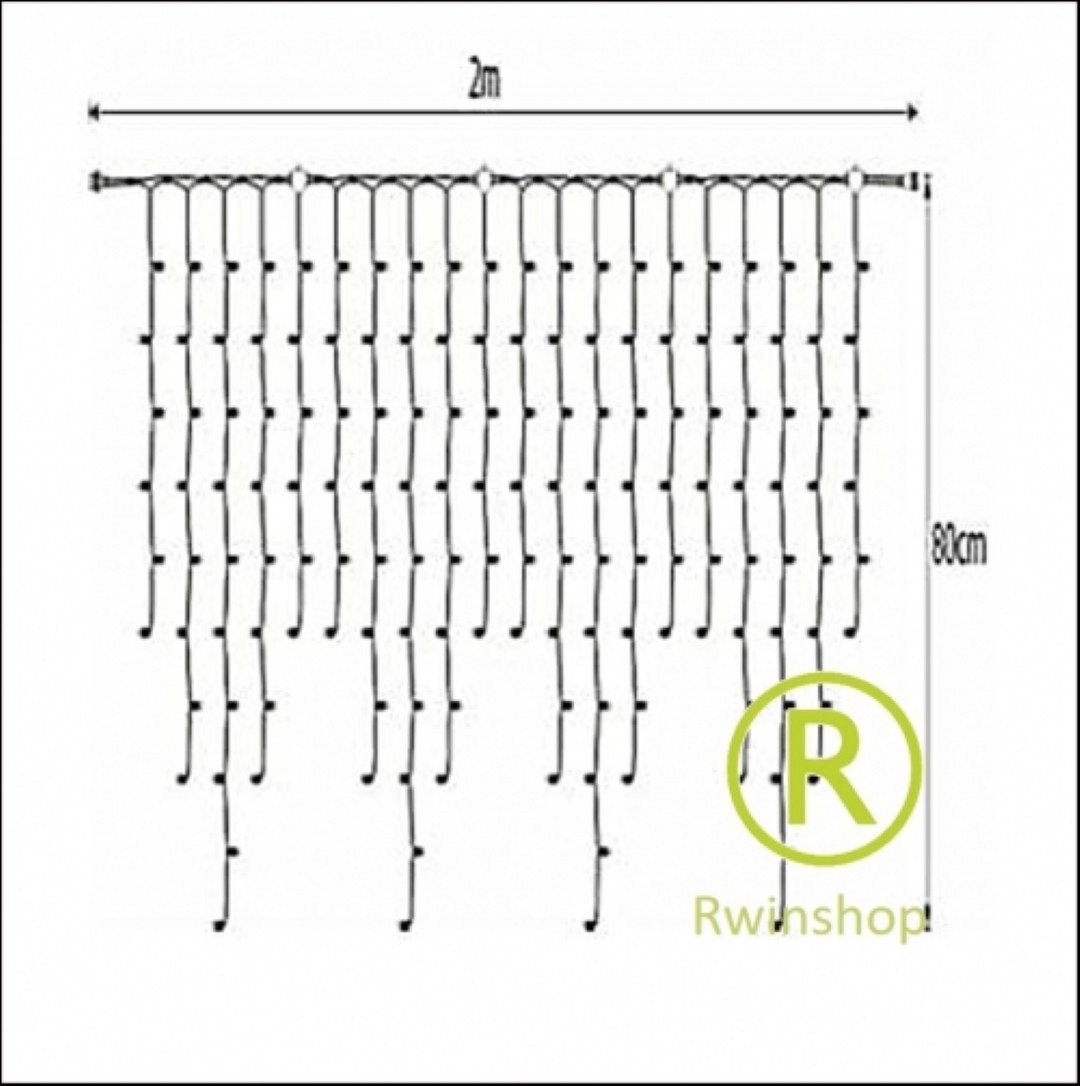 brugverlichting gebouwverlichting kerst met extra flitslampjes warmwit 2 x 0,80 cm hoog