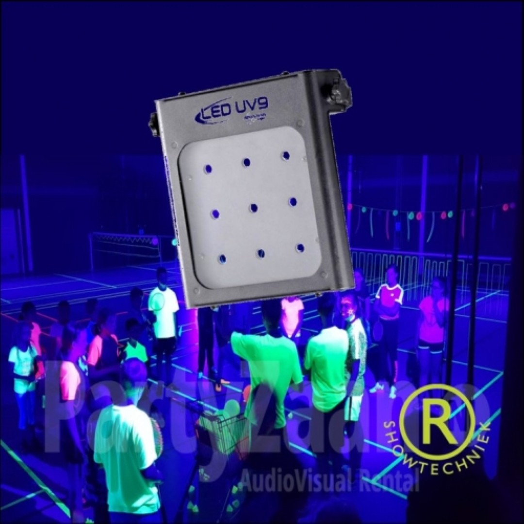 UV9 Blacklight LED schijnwerper