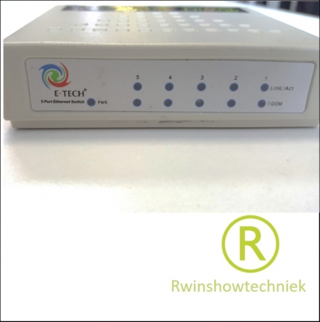 Ethernet Switch huren -5 poorten E.tech