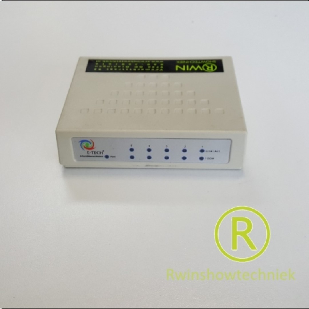 Ethernet Switch huren -5 poorten E.tech