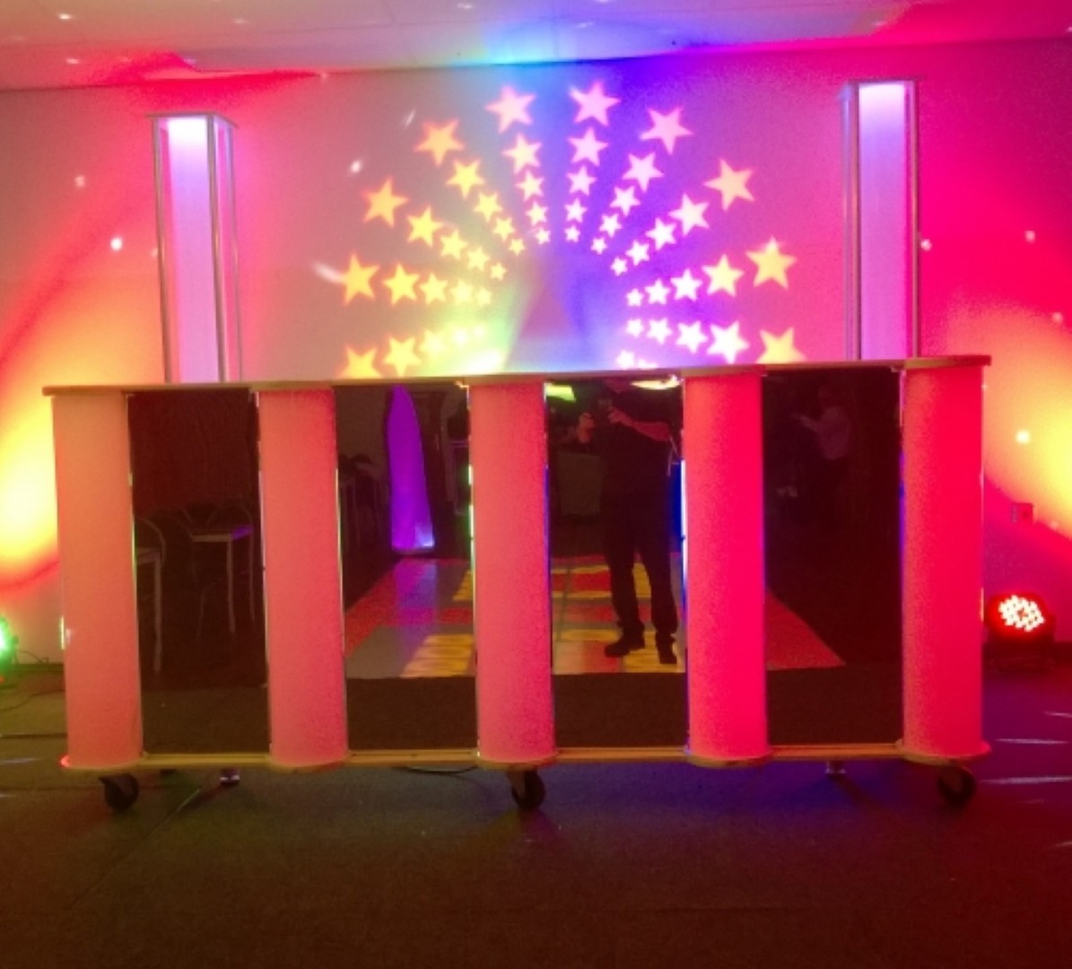 DJ Booth Mirror-Lights - huren