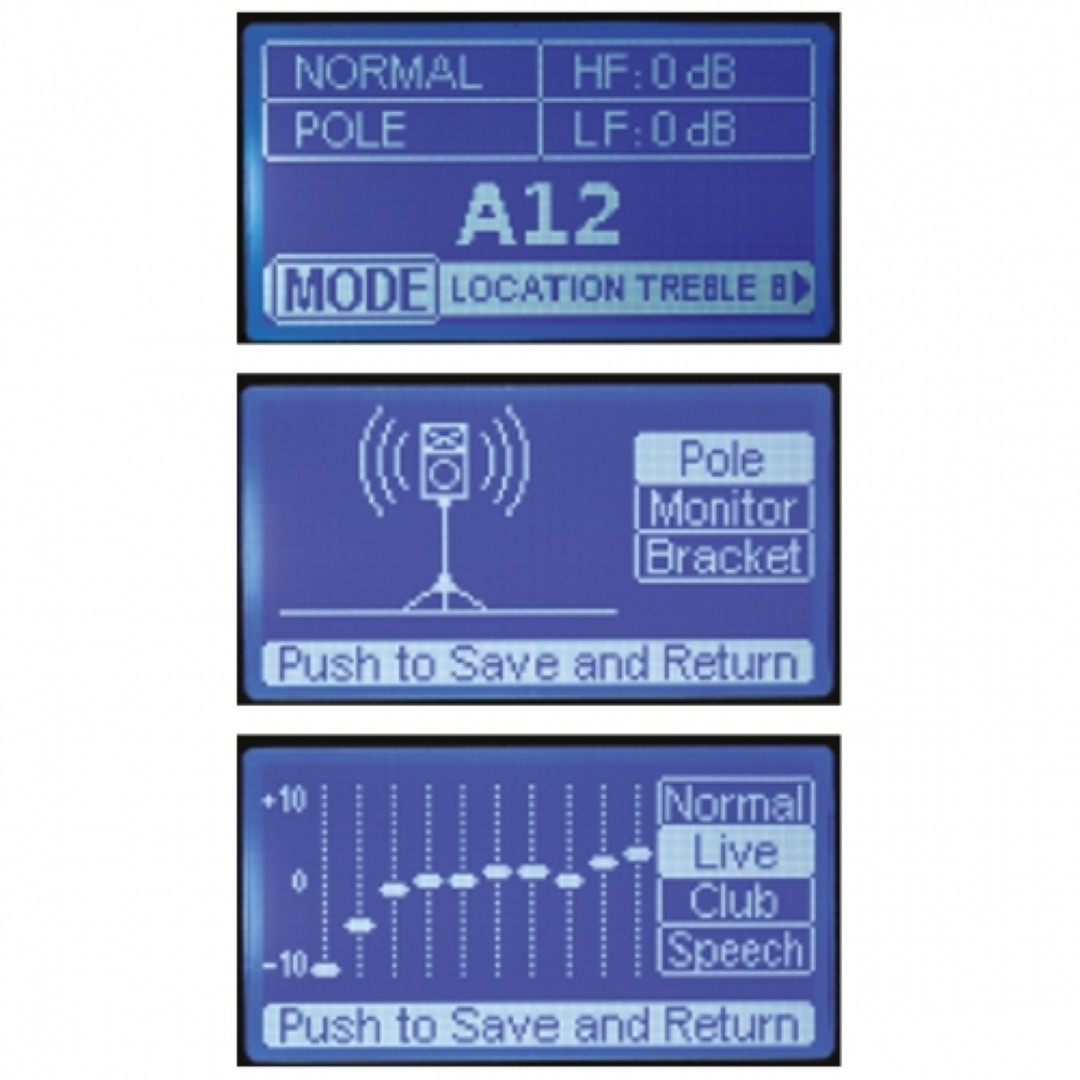 Geluidsbox Actief 12 inch 400 watt RMS 123 dB Piek DSP