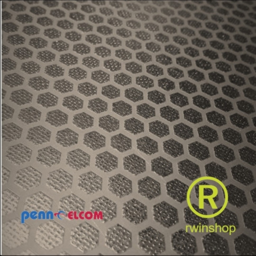 Hexagrip zwart 9mm 244 x 122 cm Honingraatpatroon M847111