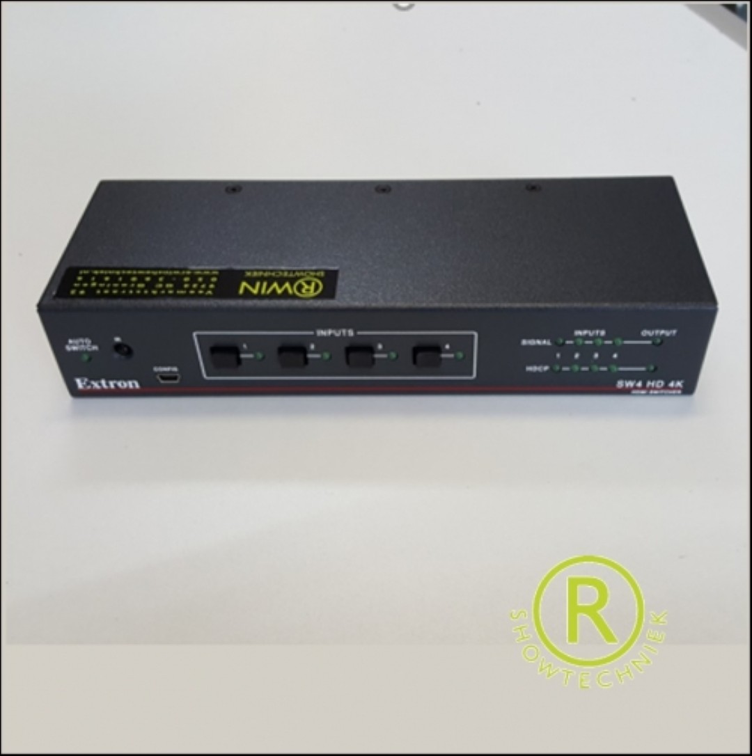 HDMI switcher huren - SW4 HD K4 incl ir-remote