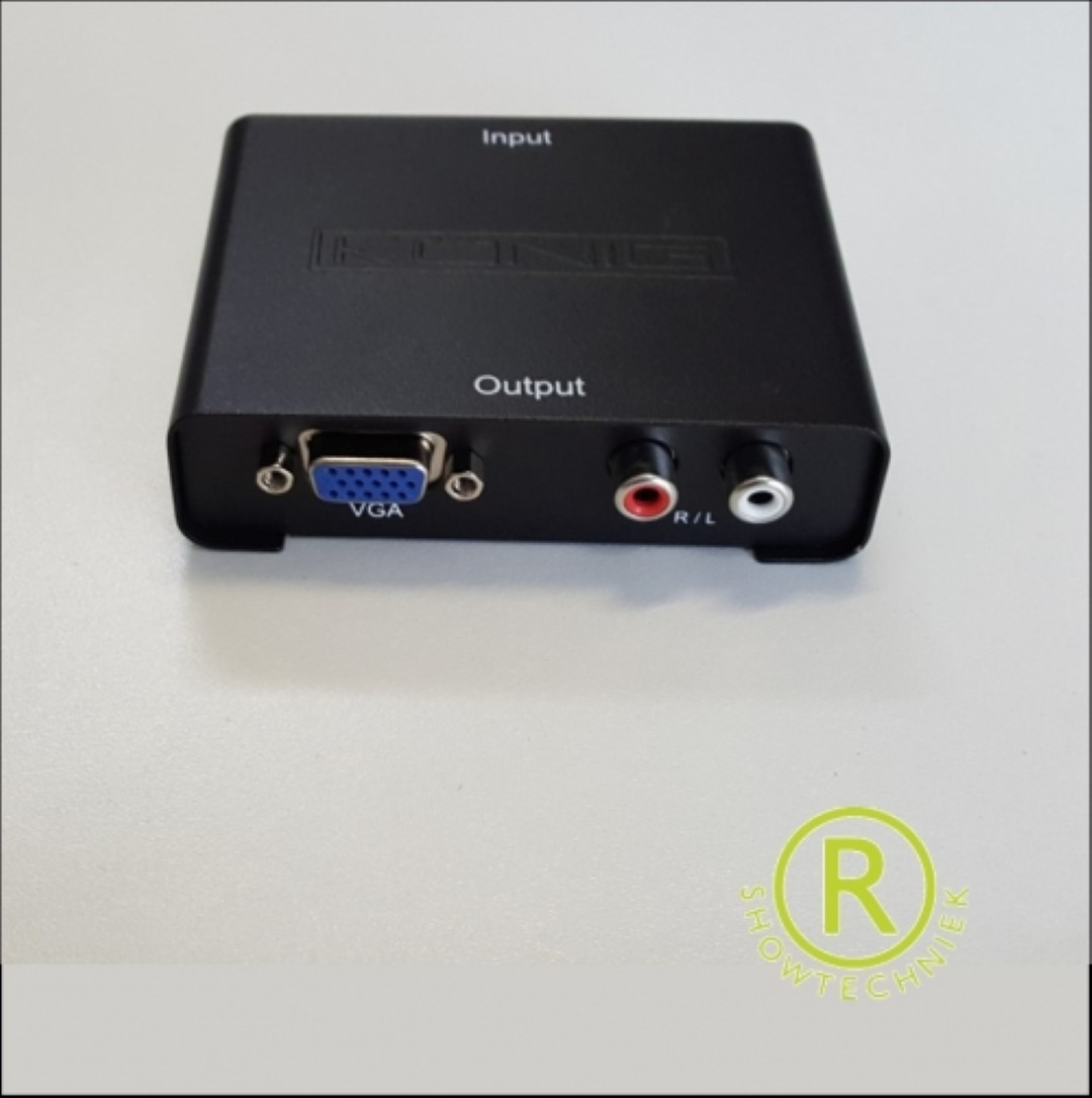 HDMI-in VGAuit converter huren + audio