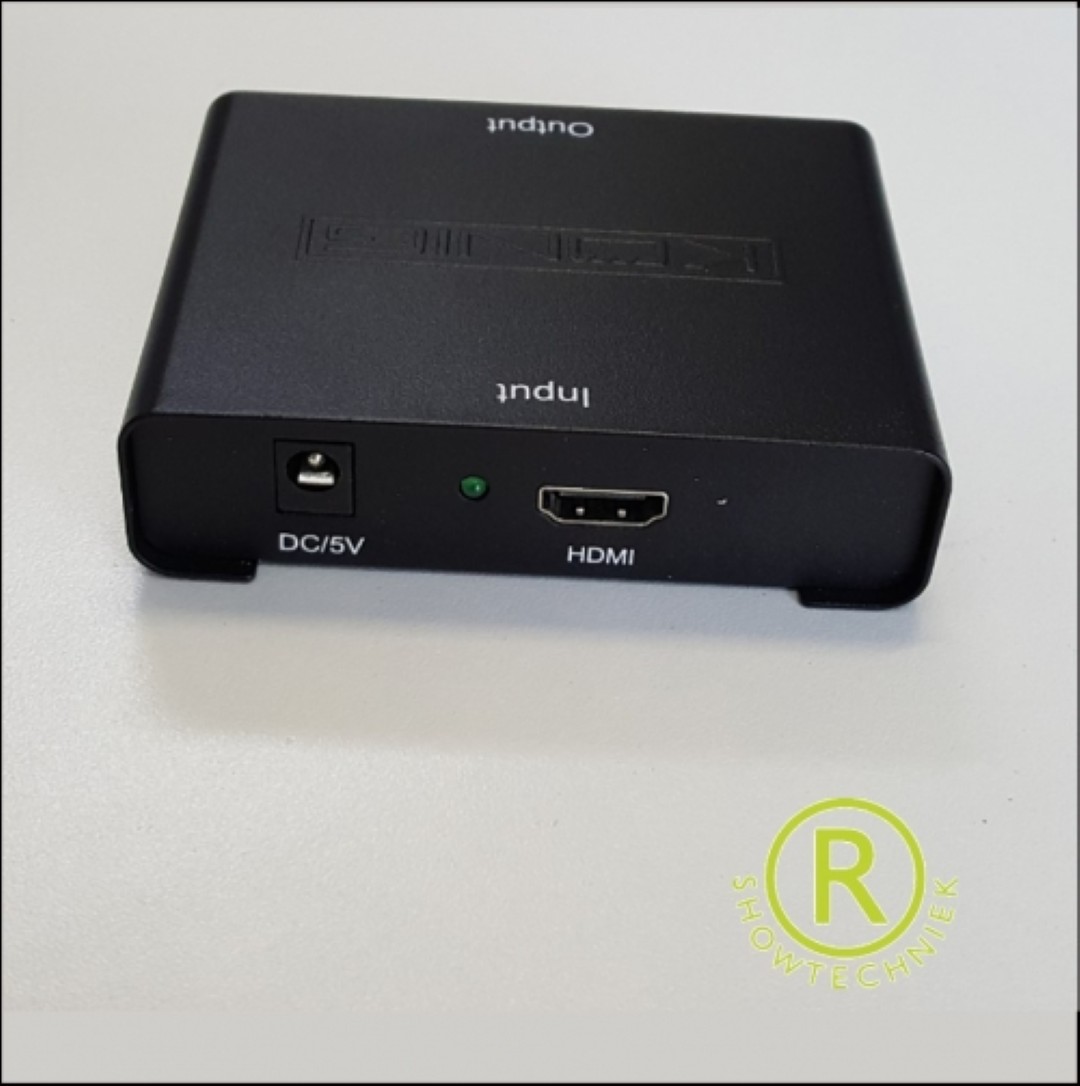 HDMI-in VGAuit converter huren + audio