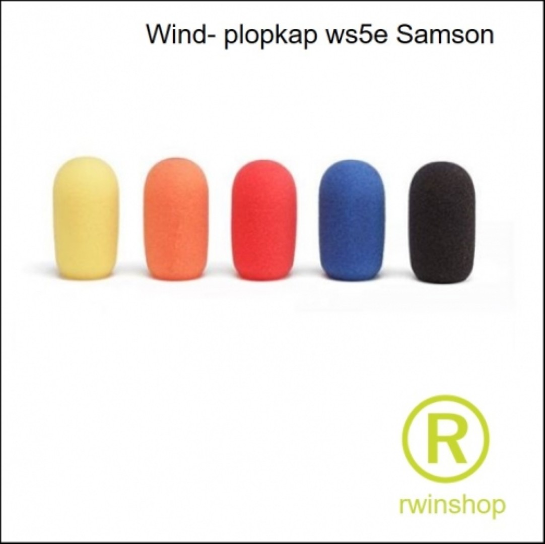 Windkap plopkap ws5e set van 5 verschillende kleuren