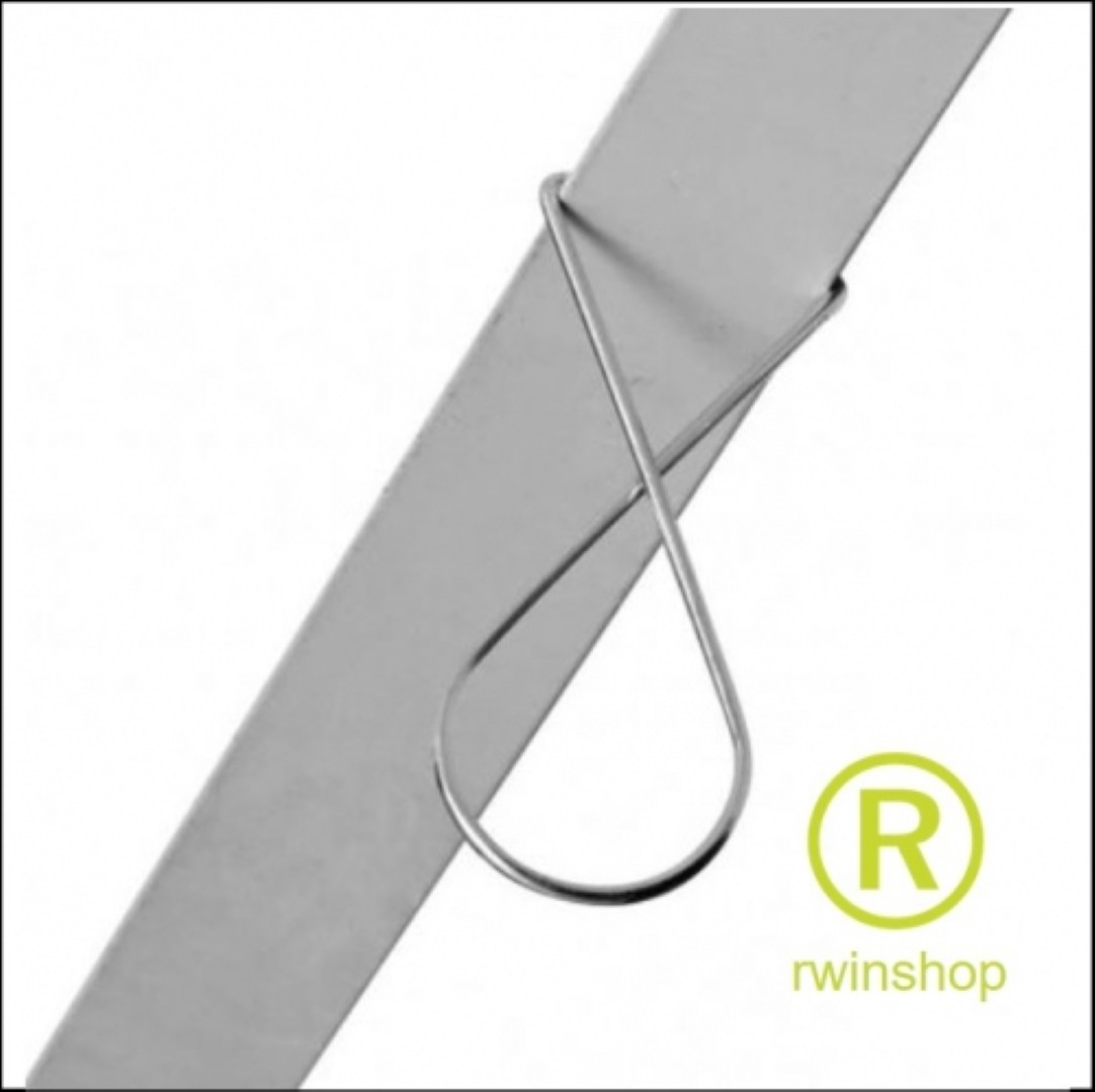 plafondklem vis groot met oog metaal 6,5 cm