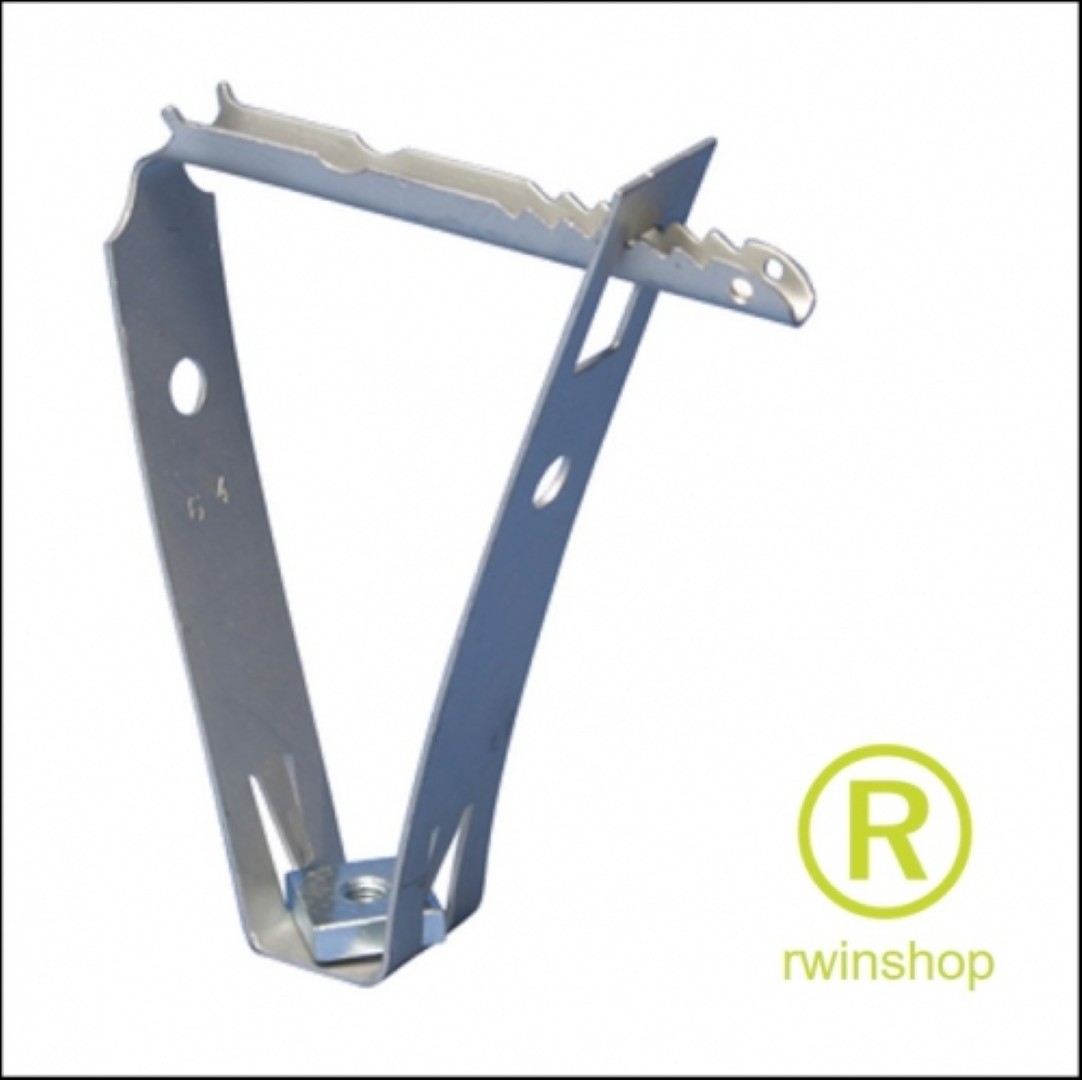 trapeziumdakhanger met vaste moer, M10 TDH