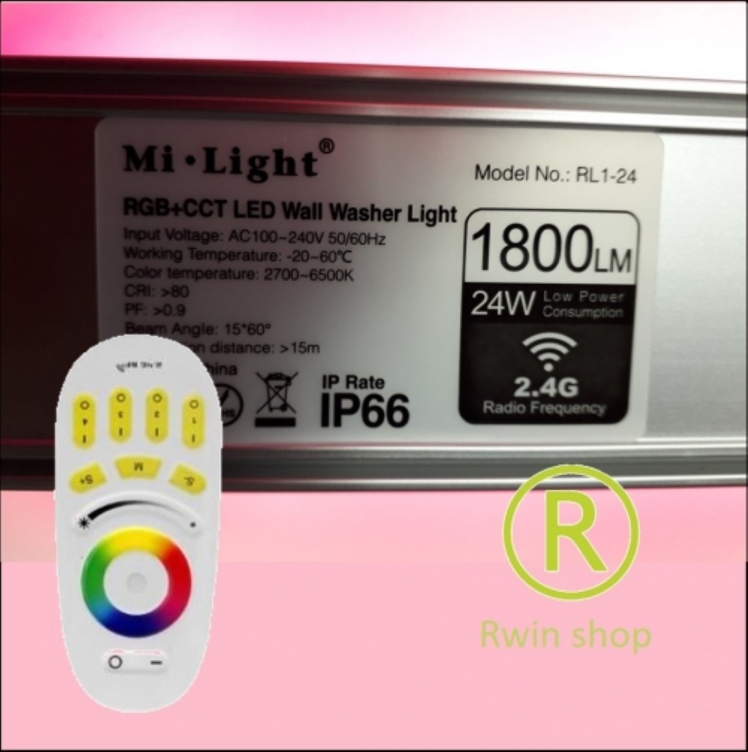 LEDbar RGB-CCT outdoor en indoor alle kleuren en wit Wallwasher