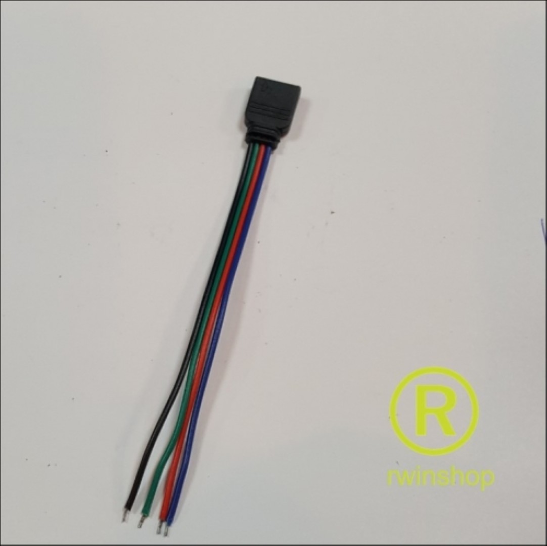 aansluitkabel met open einde en 4 polen plug female