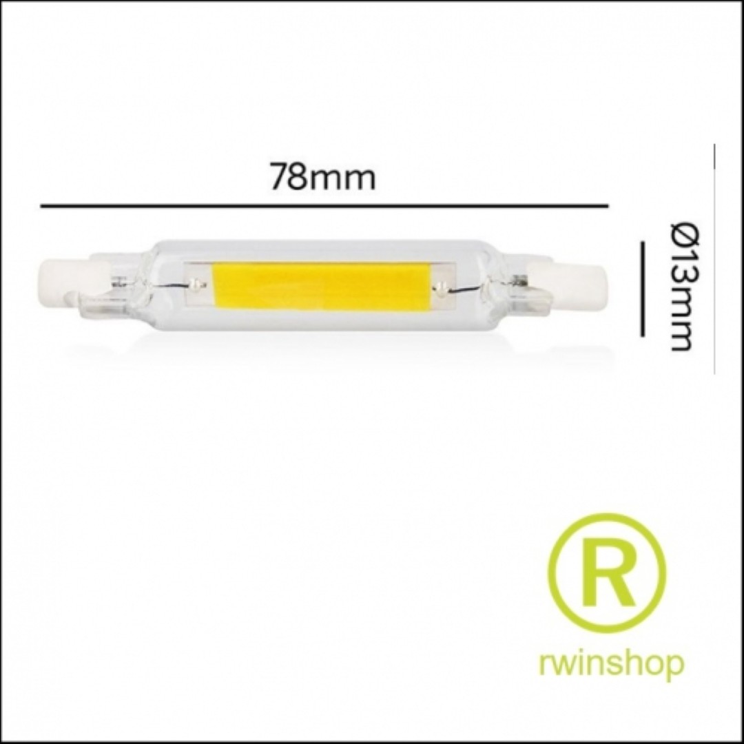 LED staaflamp dimbaar 78mm R7S 4 Watt