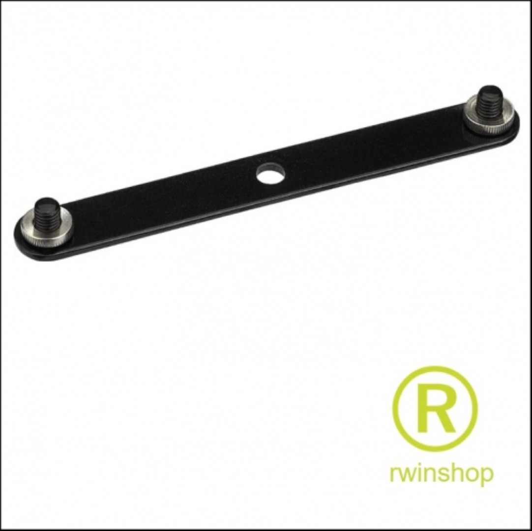 Microphone bar - traverse - voor 2 microfoons 18cm hard op hard HMP-200