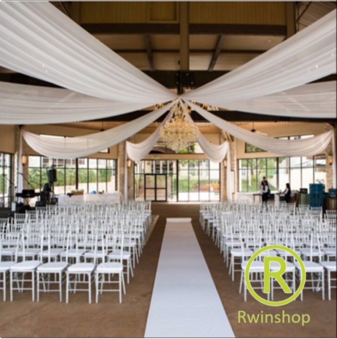 Gedrapeerd Plafond Centre Piece 8 wit huren