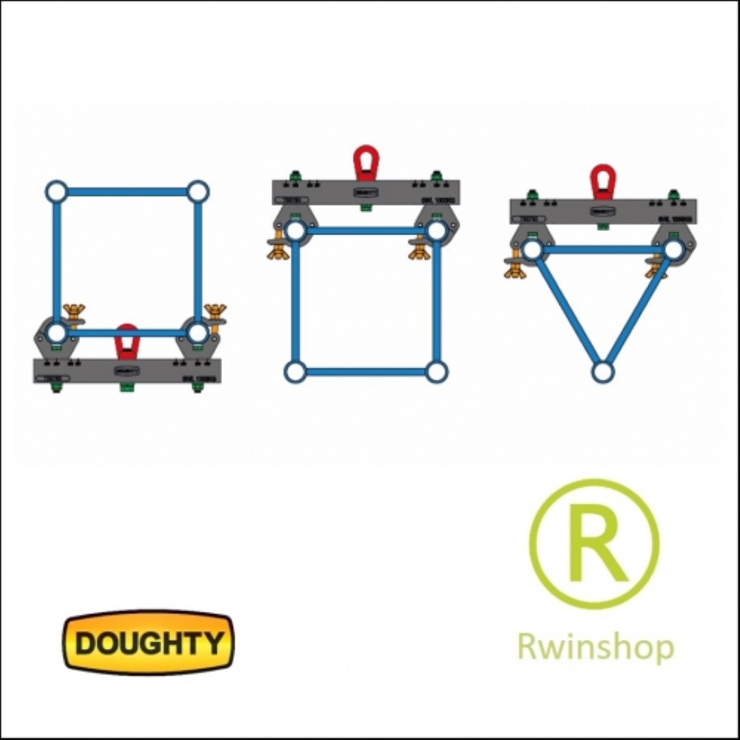 T55780 Truss Adapter tot 1.000 kilo compleet zwart