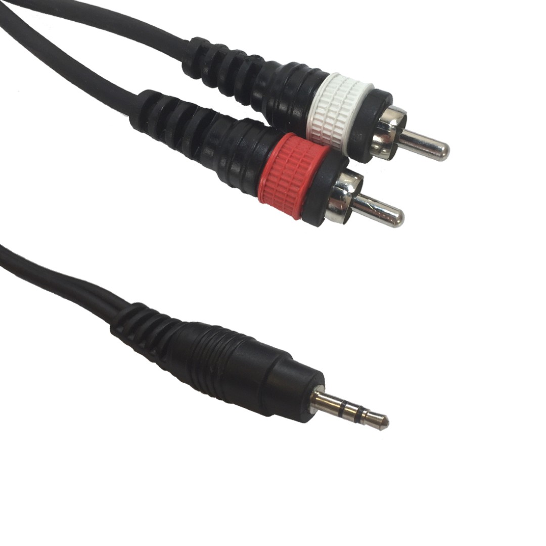 AC-J3S-2RM/1,5 3,5 Jack St/2x RCA cinch