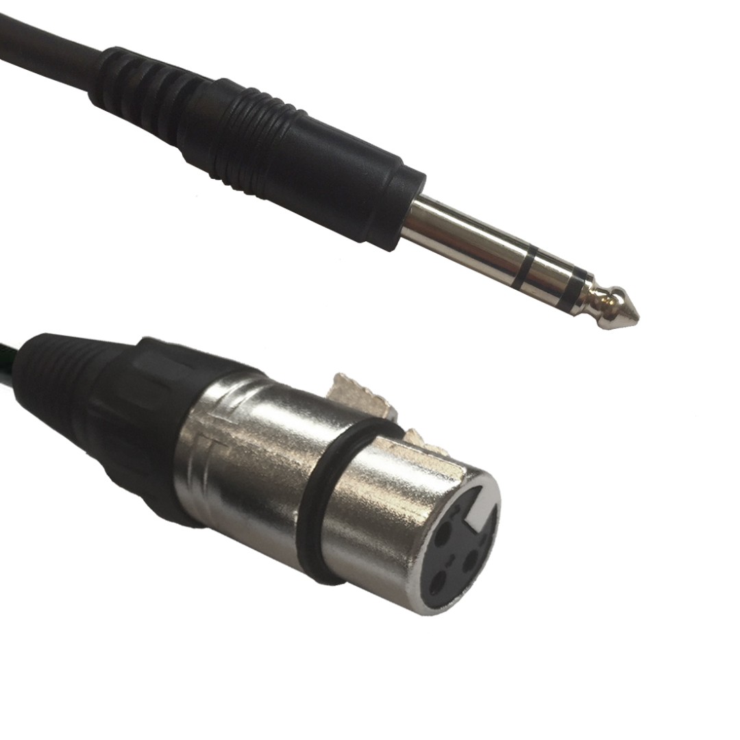 AC-XF-J6S/3 XLR female/6,3 Jack Stereo