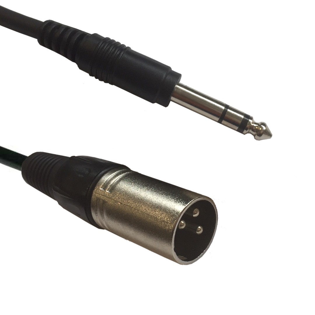 AC-XM-J6S/3 XLR male to 6,3 Jack Stereo