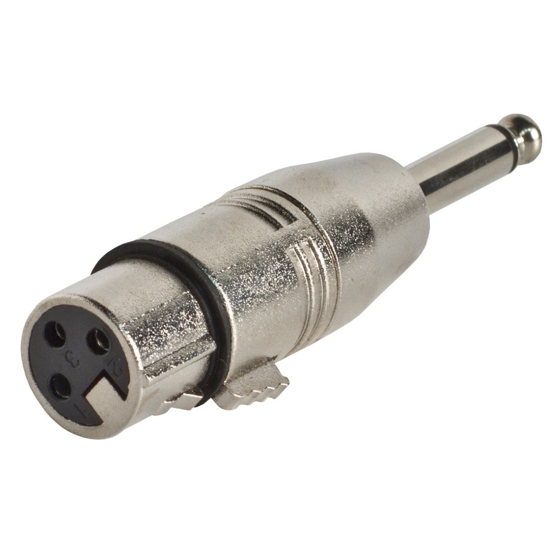 AC-A-XF3/J6M XLR3pol F- Jack 6,3mm mono