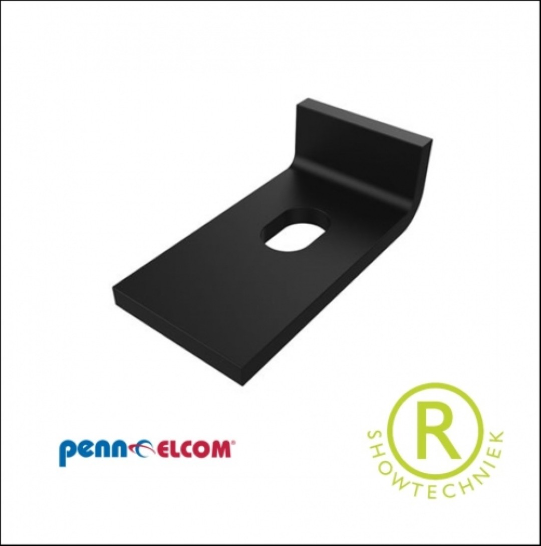 Luidsprekerklem speakerklem 60 x 25 mm zwart staal