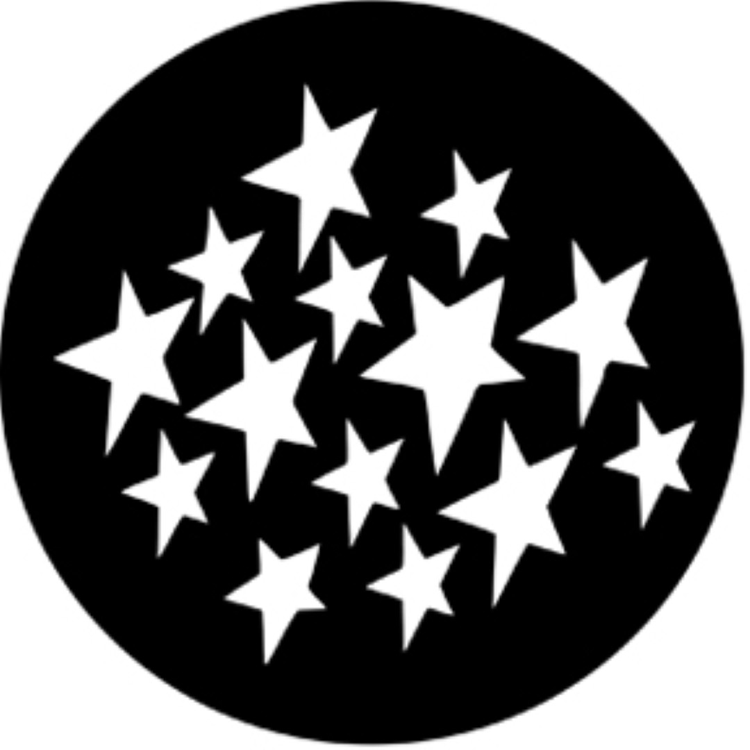 Gobo Stars 1 Sterren 77112 Gobo -E-size 37,5mm