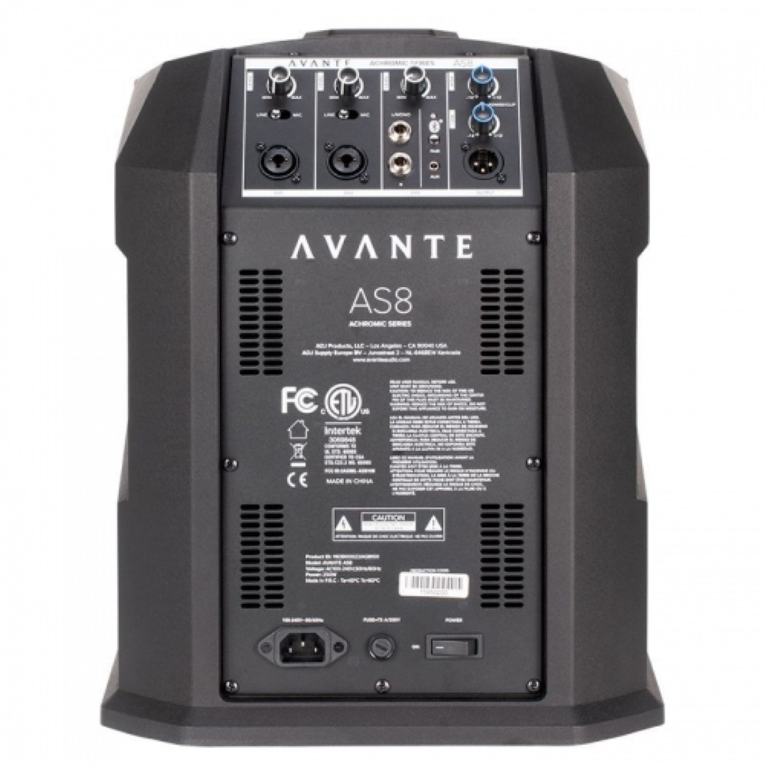 AS8 PA System complete actieve set 8inch subwoofer en top