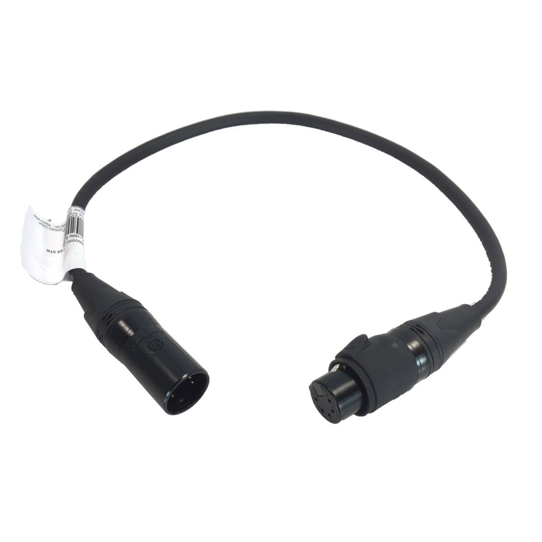 DMX 5pin IP65 0,5m STR