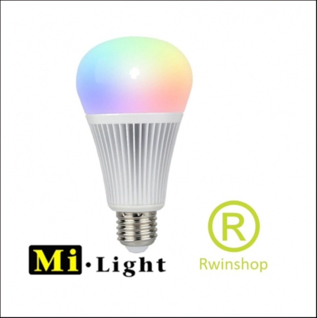 RGB-CCT led lamp E27 12watt 2.4G RF wifi dimbaar en bedienbaar FUT105