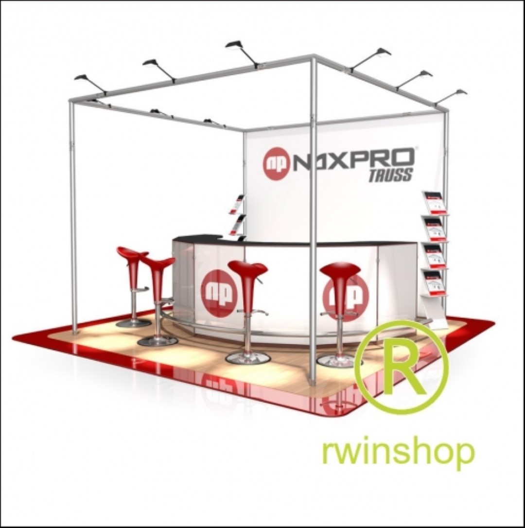 Beursstand Informatiebalie Horecapunt FD 31 - 3 x 3 x 2,5 m (LxBxH) - 9 m