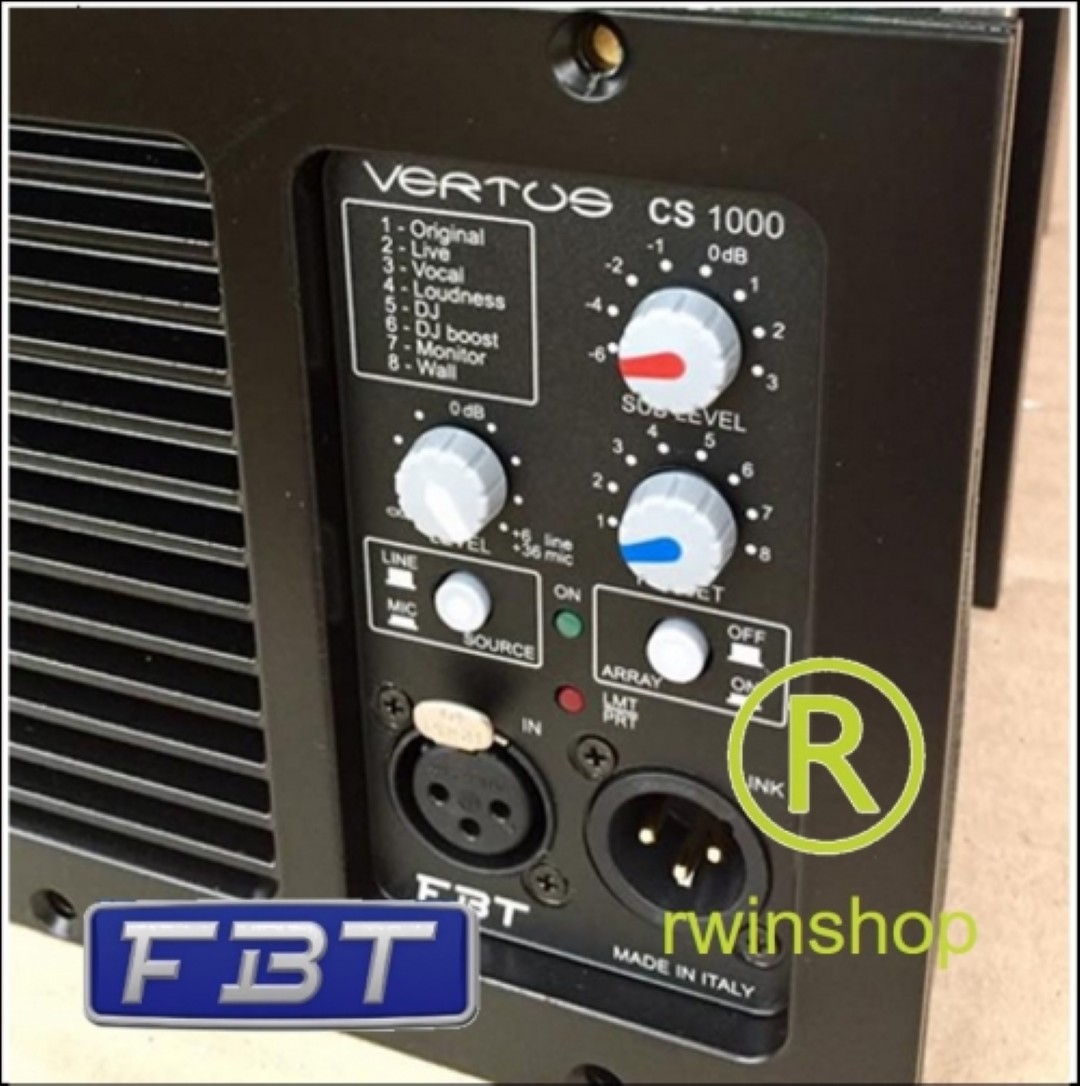 FBT CS1000 compacte geluidset HUREN