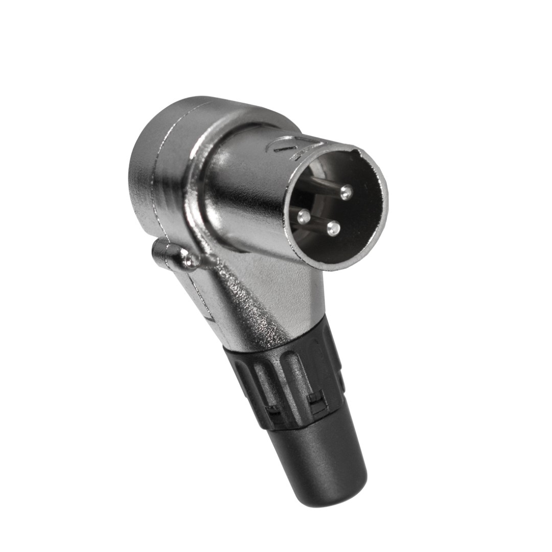AC-C-XM-90 90° XLR Stecker male