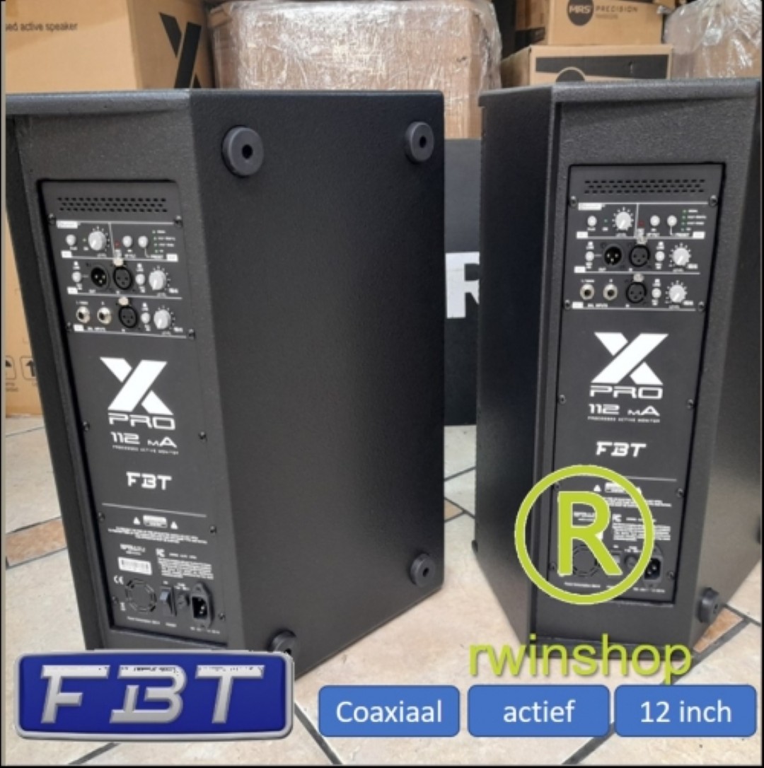 Vloermonitor- Floormonitor 1500 watt 12inch Bluetooth 129dB Xpro112MA