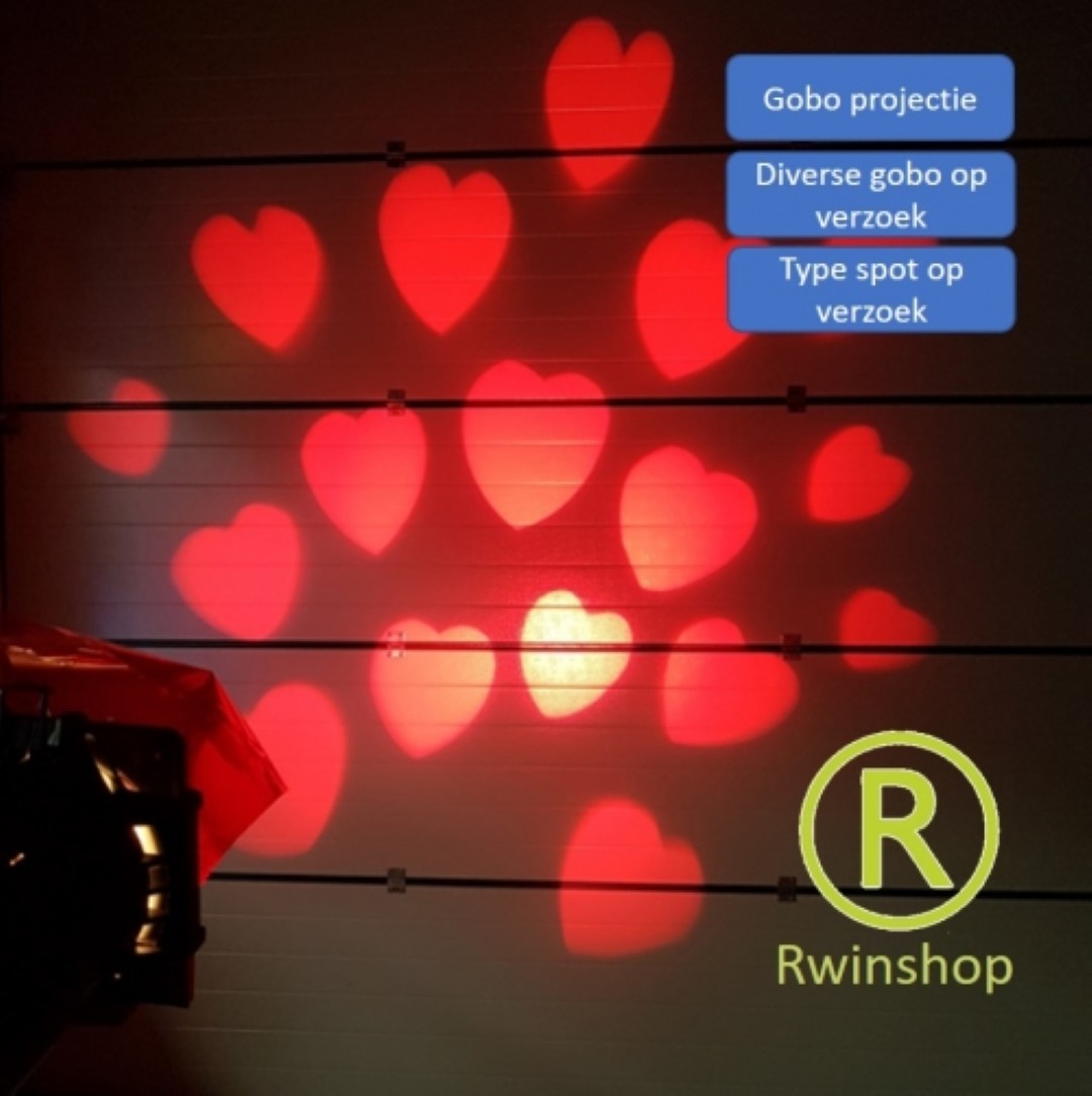 Projectie Schijnwerper Gobo spot met gobo - Huren