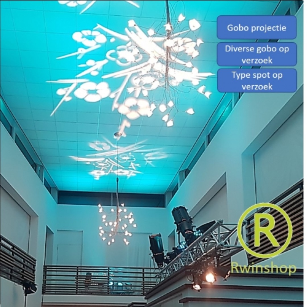 Projectie Schijnwerper Gobo spot met gobo - Huren