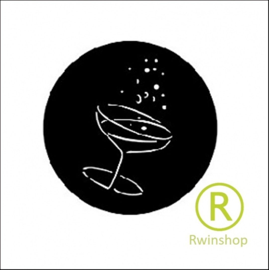Champagne glas Gobo - Huren - Rosco GAM 350