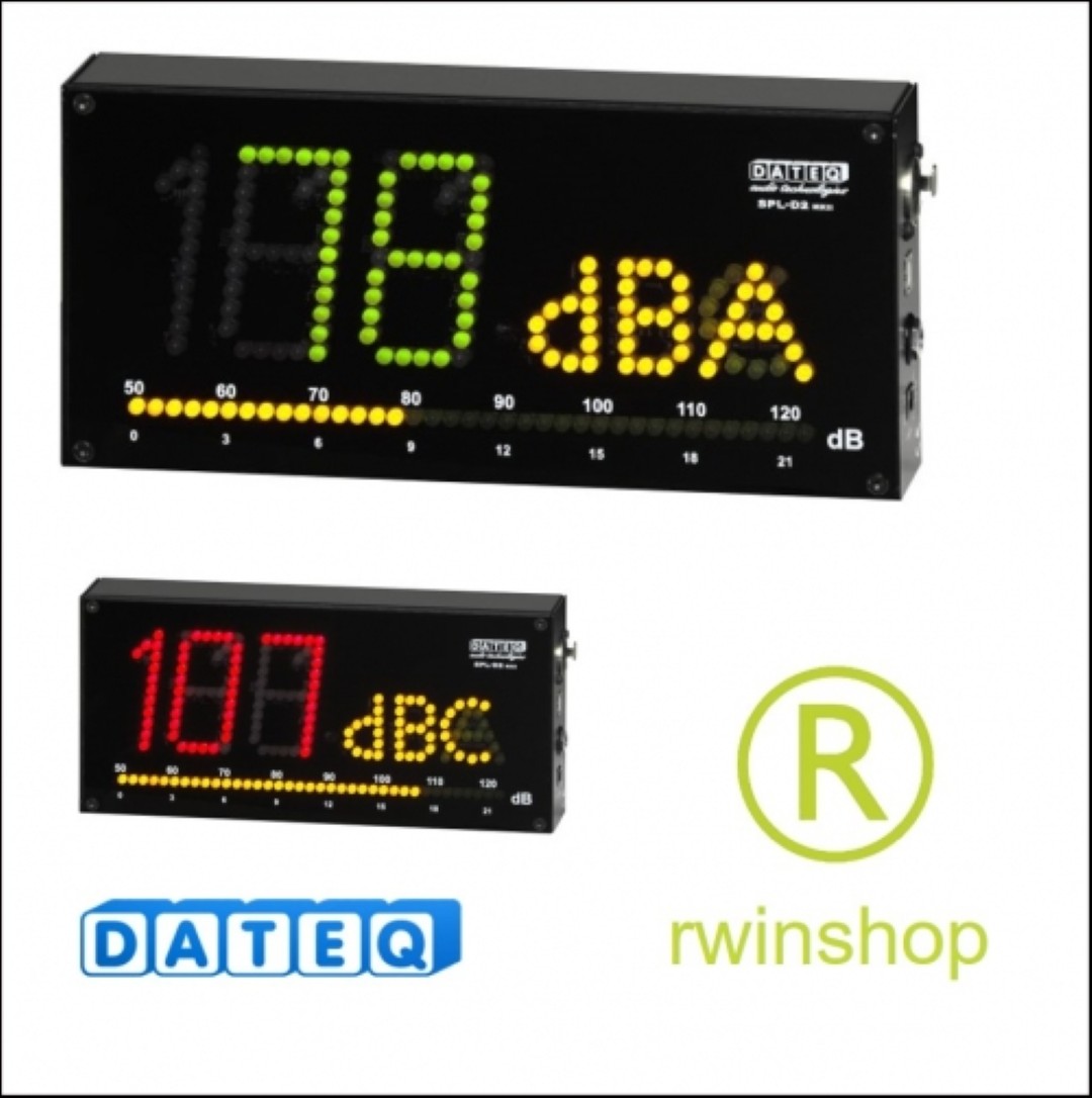 Geluidsmeter SPL-D2 voor uw gasten en DJ