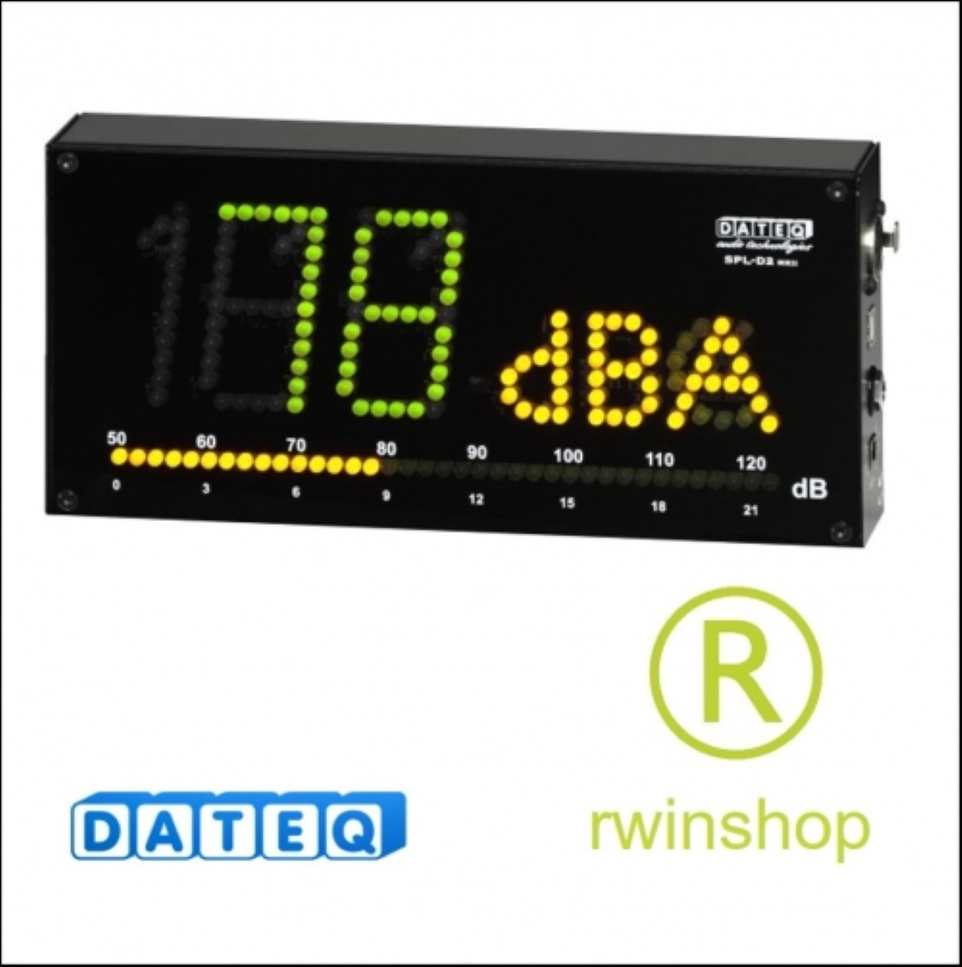 Geluidsmeter SPL-D2 voor uw gasten en DJ