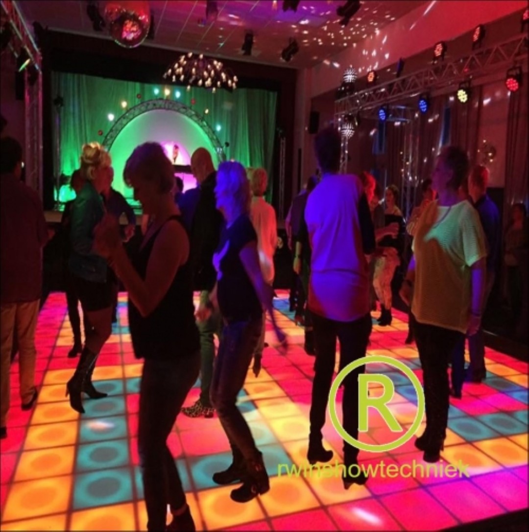Verlichte dansvloer huren 12m2 Saturday Night Fever