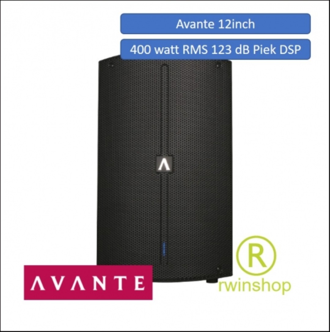 Geluidsbox Actief 12 inch 400 watt RMS 123 dB Piek DSP