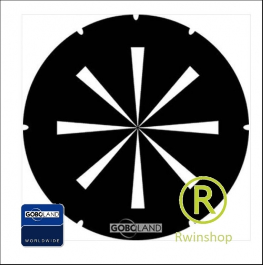 Ventilator effect gobo - Radial Fan 2.220.021.860 B-size