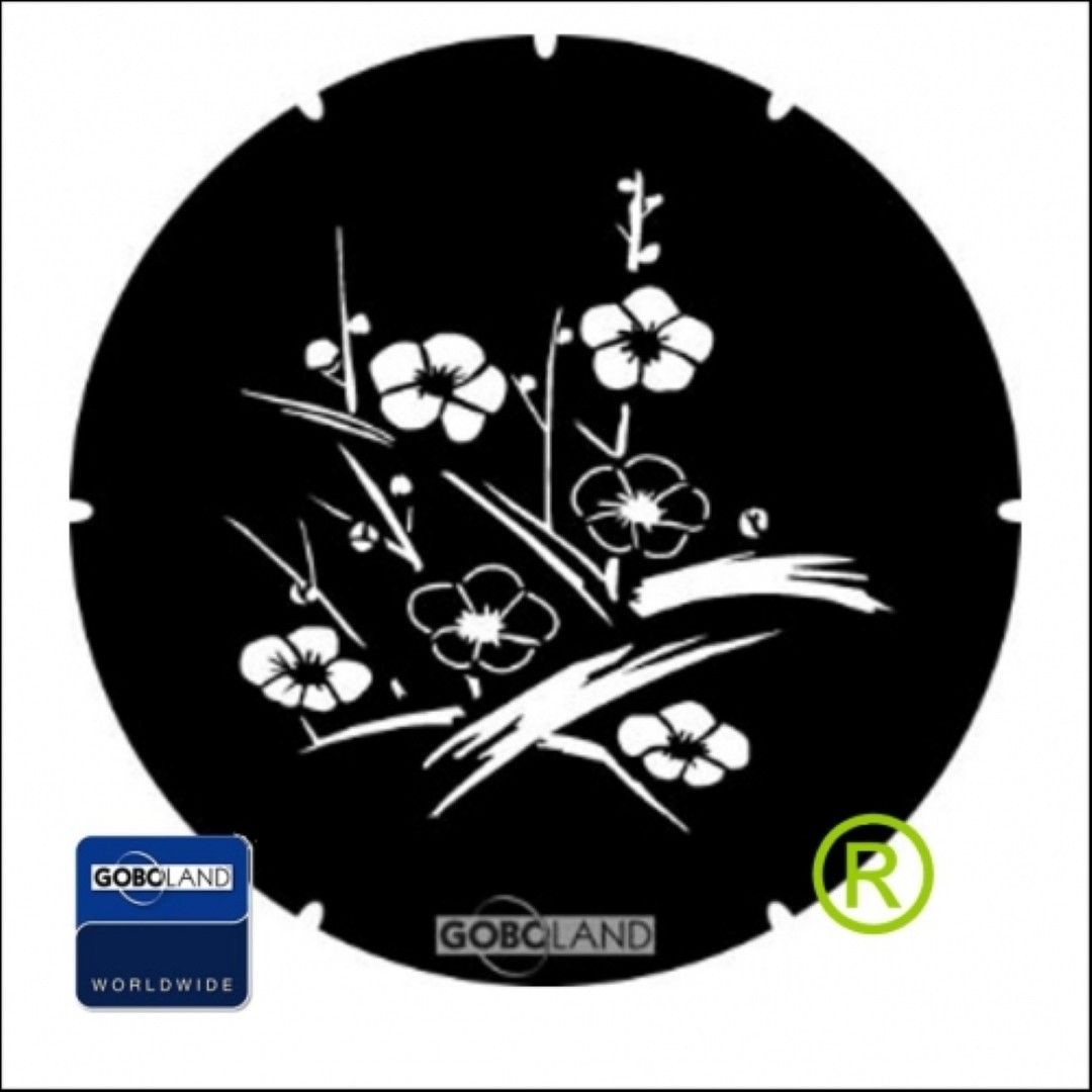 Japanese Flowers Bloemen Gobo 2 260 050 860 D-size