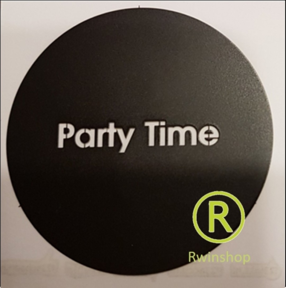 Party Time Gobo Metaal