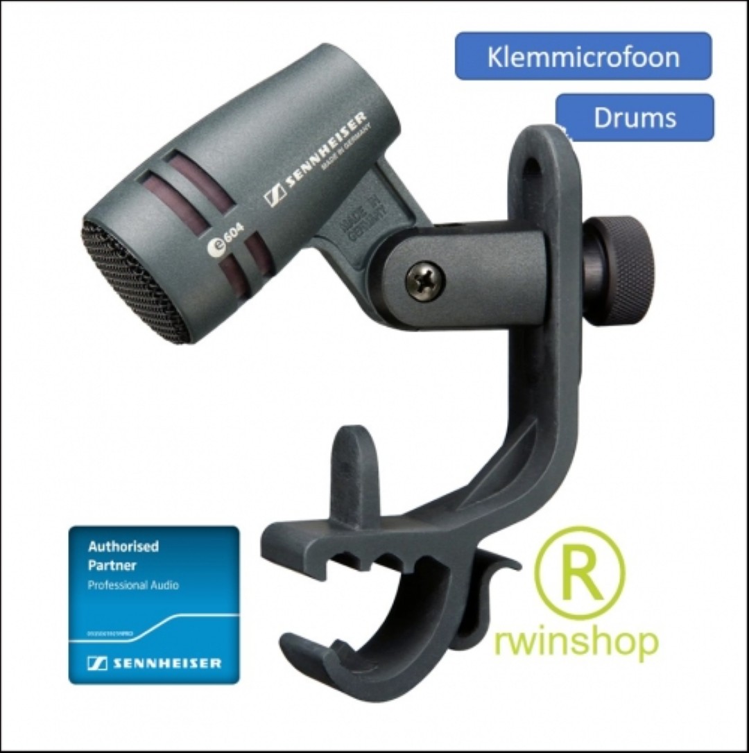 e 604 Drum klemmicrofoon set van 3 stuks