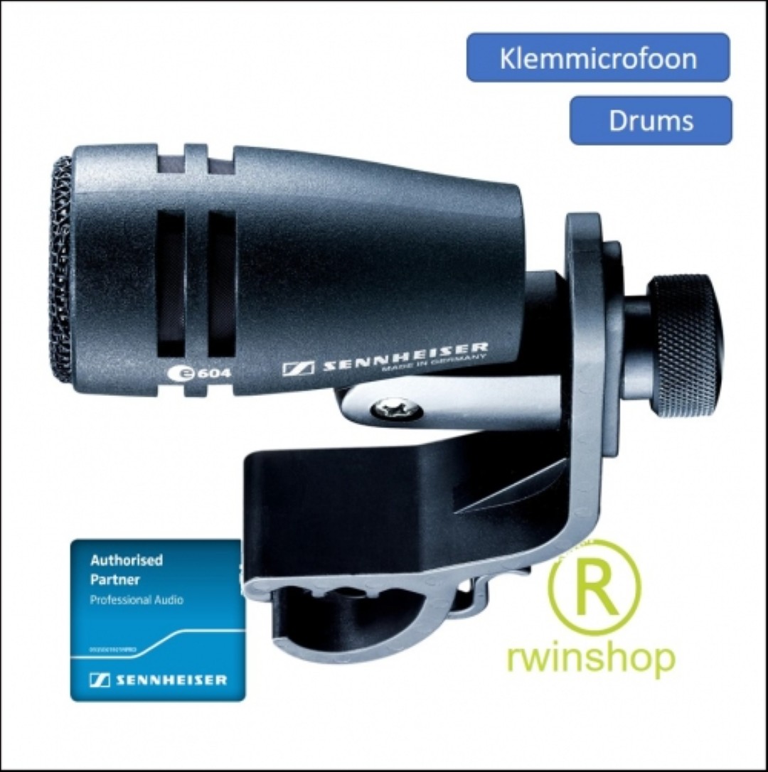 e 604 Drum klemmicrofoon set van 3 stuks
