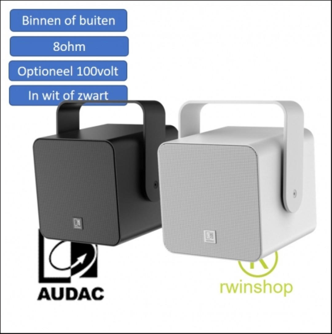 Viro5 luidspreker buiten - binnen luidspreker 5inch 240 watt piek Wit
