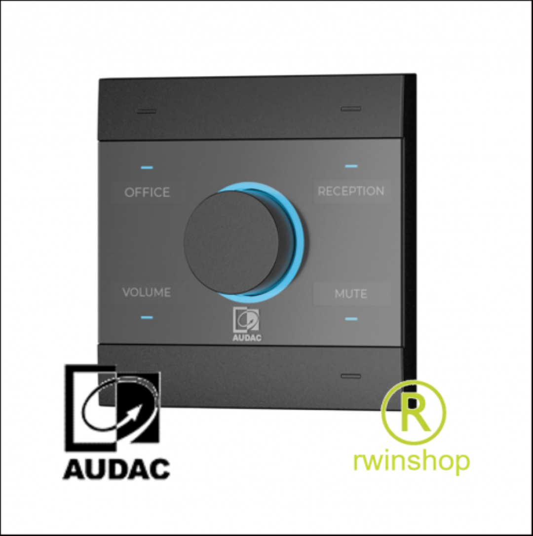 DWP105 Audac Universele netwerk- PoE-wandpaneelcontroller