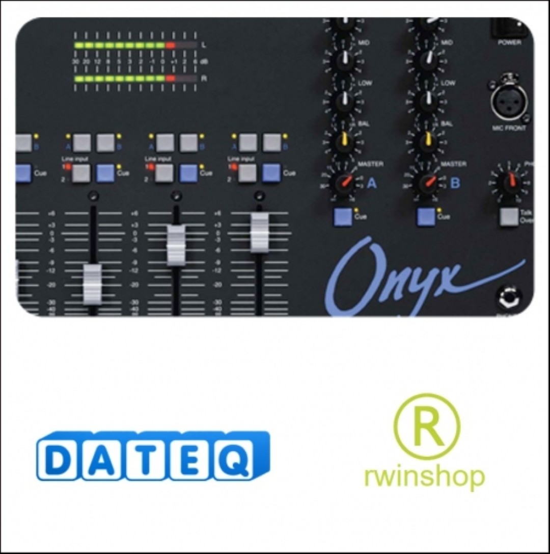 Qnyx 19inch mengtafel 6x 2 stereo ingangen 2 stereo uitgangen