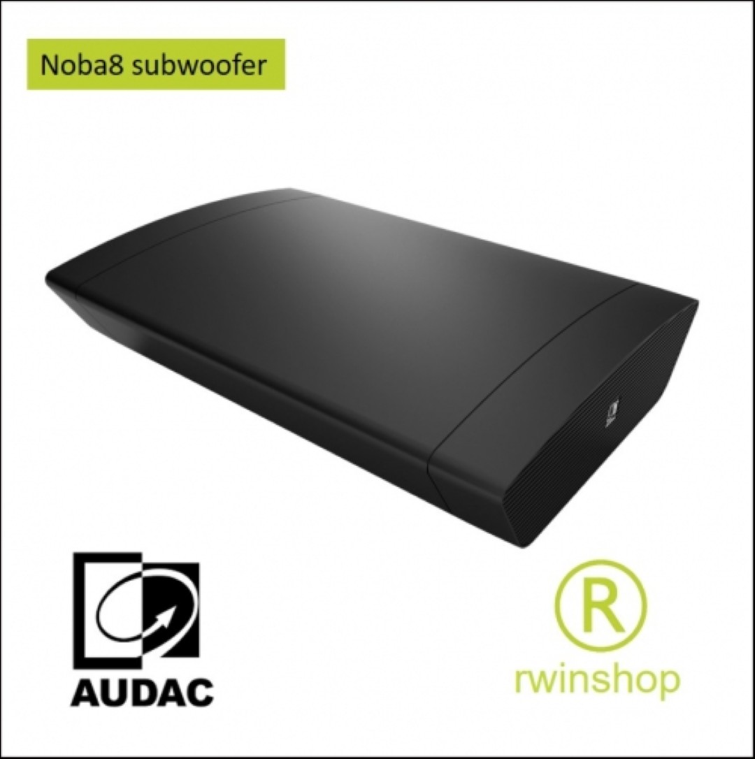 NOBA8 Subwoofer passief zwart 8inch 100watt RMS