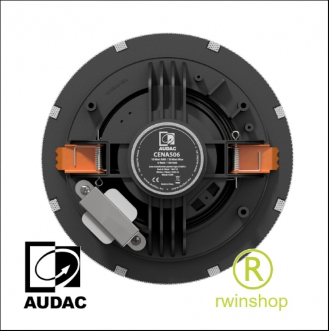 inbouw plafondluidspreker 5inch 6 watt 100volt AUDAC CENA506B