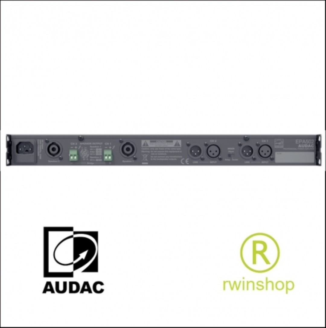 Eindversterker 2 x 500 watt Energy star EPA502